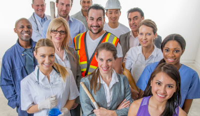 A group of workers