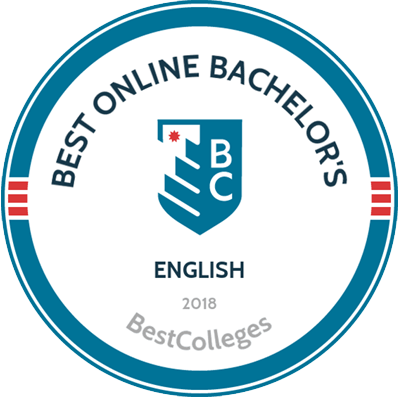 Best Online Bachelors Degree in English Award