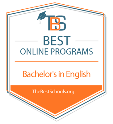 Best Online Bachelors Degree in English Award