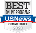 Best Online Graduate Criminal Justice Program in the Nation by U.S. News & World Report