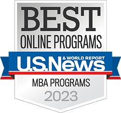 Best Online MBA Program in the Nation by U.S. News & World Report