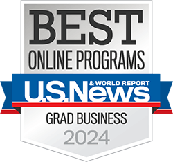 Best Online Graduate Business Program in the Nation by U.S. News & World Report