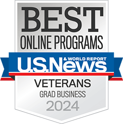 Best Online Graduate Business Programs for Veterans in the Nation by U.S. News & World Report