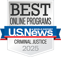 Best Online Master's in Criminal Justice Program in the Nation by U.S. News & World Report