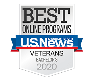 Best Online Bachelor's Program for Veterans in the Nation by U.S. News & World Report