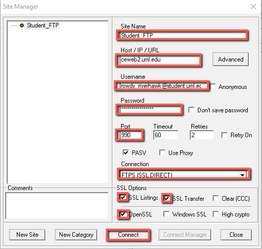screenshot of setting options.