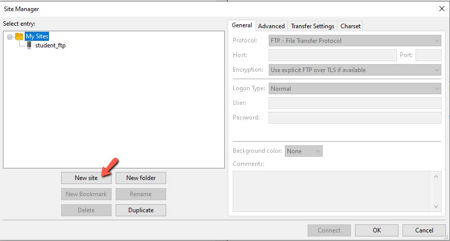 screenshot of selecting file manager.